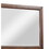 Bridgevine Home Branson Mirror, No assembly Required, Rustic Buckeye Finish B108P163824