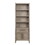 Bridgevine Home Cypress Lane Bookcase Pier Cabinet, No assembly Required, White Oak Finish B108P163863