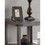 Bridgevine Home Storehouse End Table, No assembly Required, Smoked Grey Finish B108P163872