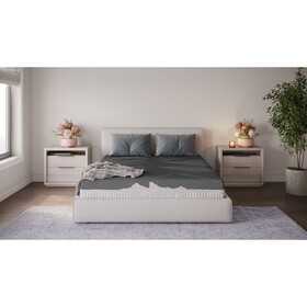 GoodVibeSleep 13 inch Soothe Hybrid Foam and Coil Mattress, King Size B108P187158