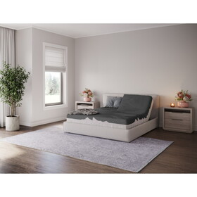 GoodVibeSleep 13 inch Soothe Hybrid Foam and Coil Mattress, Twin XL Size B108P187160
