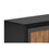 Bridgevine Home Ventura 86 inch TV Stand for TVs up to 95 inches, No assembly Required, Black and Bourbon Finish B108P193089