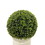24" Ball Topiary in White Pot, Artificial Faux Plant for indoor and outdoor B111131116