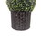 20" Ball Topiary in Woven Pot, Artificial Faux Plant for indoor and outdoor B111139225