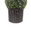 2 Pack 20" Ball Topiaries In Included Woven Pots Artificial Faux Plants B111S00001