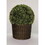 2 Pack 20" Ball Topiaries In Included Woven Pots Artificial Faux Plants B111S00001