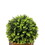 2 Pack 24" Ball Topiaries In Included Redwood Pots Artificial Faux Plants B111S00002
