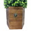 2 Pack 24" Ball Topiaries In Included Redwood Pots Artificial Faux Plants B111S00002