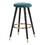 Cavalier Glam Counter Stool in Black Wood and Green Velvet with Gold Accent by LumiSource - Set of 2 B116135550