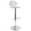 Venti Contemporary Adjustable Barstool with Swivel in Clear Acrylic by LumiSource B116135616