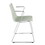 Matcha Contemporary Chair in Chrome and Green by LumiSource - Set of 2 B116135626