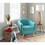 Rockwell Mid Century Accent Chair in Teal by LumiSource B116135632
