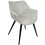 Wrangler Industrial Accent Chair in Light Grey by LumiSource - Set of 2 B116135658