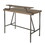 Gia Industrial Counter Table in Antique Metal and Brown Wood-Pressed Grain Bamboo by LumiSource B116135662