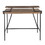 Gia Industrial Counter Table in Black Metal and Brown Wood-Pressed Grain Bamboo by LumiSource B116135663