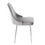 Marcel Contemporary Dining Chair with Chrome Frame and Silver Velvet Fabric by LumiSource - Set of 2 B116135682