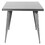 Austin Industrial Dining Table in Brushed Silver by LumiSource B116135696