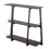 Converge Industrial Bookcase in Antique Steel and Espresso Bamboo by LumiSource B116135717