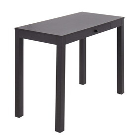 Casper Industrial Desk in Black Steel and Brown Wood by LumiSource B116135759