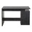 Quinn Contemporary Desk in Charcoal Wood with White Wood Drawers by LumiSource B116135778