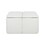 Stout Contemporary Storage Ottoman in Cream Fabric by LumiSource B116135836