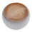 Tray Pouf Contemporary Ottoman in Natural Wood and Silver Velvet by LumiSource B116135837