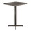 Fuji Industrial Bar Table in Antique Metal and Espresso Bamboo by LumiSource B116135882