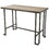 Roman Industrial Counter Table in Antique and Brown by LumiSource B116135908