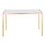 Fuji /Glam Dining Table in Gold Metal with White Marble Top by Lumisource B116135918