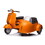 12V LICENSED Vespa Scooter Motorcycle with Side Car for kids, Orange B117135085