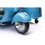 12V LICENSED Vespa Scooter Motorcycle with Side Car for kids, Blue B117135088