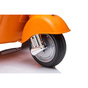 6V LICENSED Vespa Scooter Motorcycle with Side Car for kids, Orange B117135090
