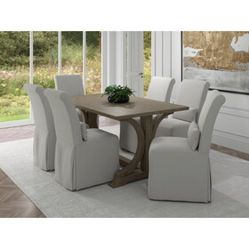 Sonoma Slipcovered Dining Chair Pearl B119S00007