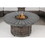 Living Source International 25 H x 52 W Propane Outdoor Fire Pit Table B120142323