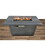 Living Source International Steel Propane/Natural Gas Outdoor Fire Pit Table with Lid B120142329