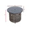 Living Source International 25" H x 32" W Aluminum Outdoor Fire Pit Table with Lid(Mixed Gray) B120142403