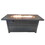 Living Source International Steel Propane/Natural Gas Outdoor Fire Pit Table with Lid B120P197806