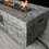 Living Source International Fiber Reinforced Concrete Propane/Natural Gas Fire pit table B120P197826