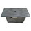 Living Source International 24" H x 54" W Steel Outdoor Fire Pit Table with Lid B120P198376