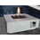 Living Source International Fiber Reinforced Concrete Propane/Natural Gas Fire Pit table B120P198378