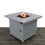 Living Source International 25" H x 30" W Steel Propane/Natural Gas Fire Pit Table B120P198792