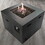 Living Source International 24" H x 30" W Concrete Outdoor Fire pit B120P198799