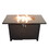 Living Source International 25" H x 42" W Steel Outdoor Fire Pit Table with Lid B120P199397