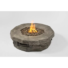 12" H x 37" W Outdoor Fire Pit Table B120P204609