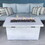 25" H x 42" W Fiber Reinforced Concrete Propane Outdoor Fire Pit Table B120P205007