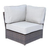 Shick Fully assembled Corner Wedge Patio Chair with Cushions B120P205626