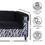 Black Velvet Sofa with Zebra Print, Modern 3-Seater Sofas Couches for Living Room, Bedroom, Office, and Apartment with Solid Wood Frame B124142413