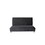 Black Velvet Seating Booth, Modern Armless Booth for Restaurant, Living Room, and Apartment with Solid Wood Frame B124142428