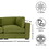 Forest Green Sofa for Living Room, Modern 3-Seater Sofas Couches for Bedroom, Office, and Apartment with Solid Wood Frame (Polyester) B124S00003