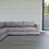 Grey L Shaped Sectional Sofas for Living Room, Modern Sectional Couches for Bedrooms, Apartment with Solid Wood Frame (Polyester Fabric) B124S00011